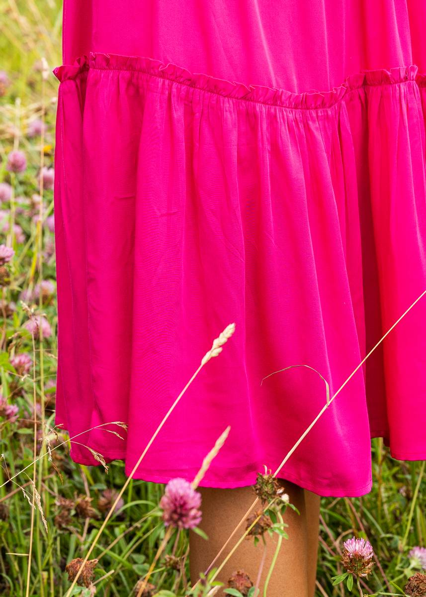 Cornelia Short Dress - Fuchsia