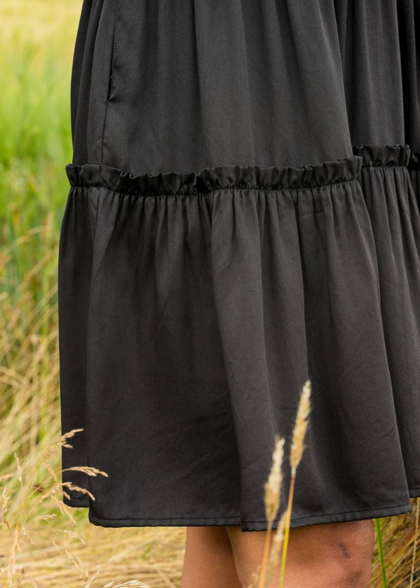 Cornelia Short Dress - Black