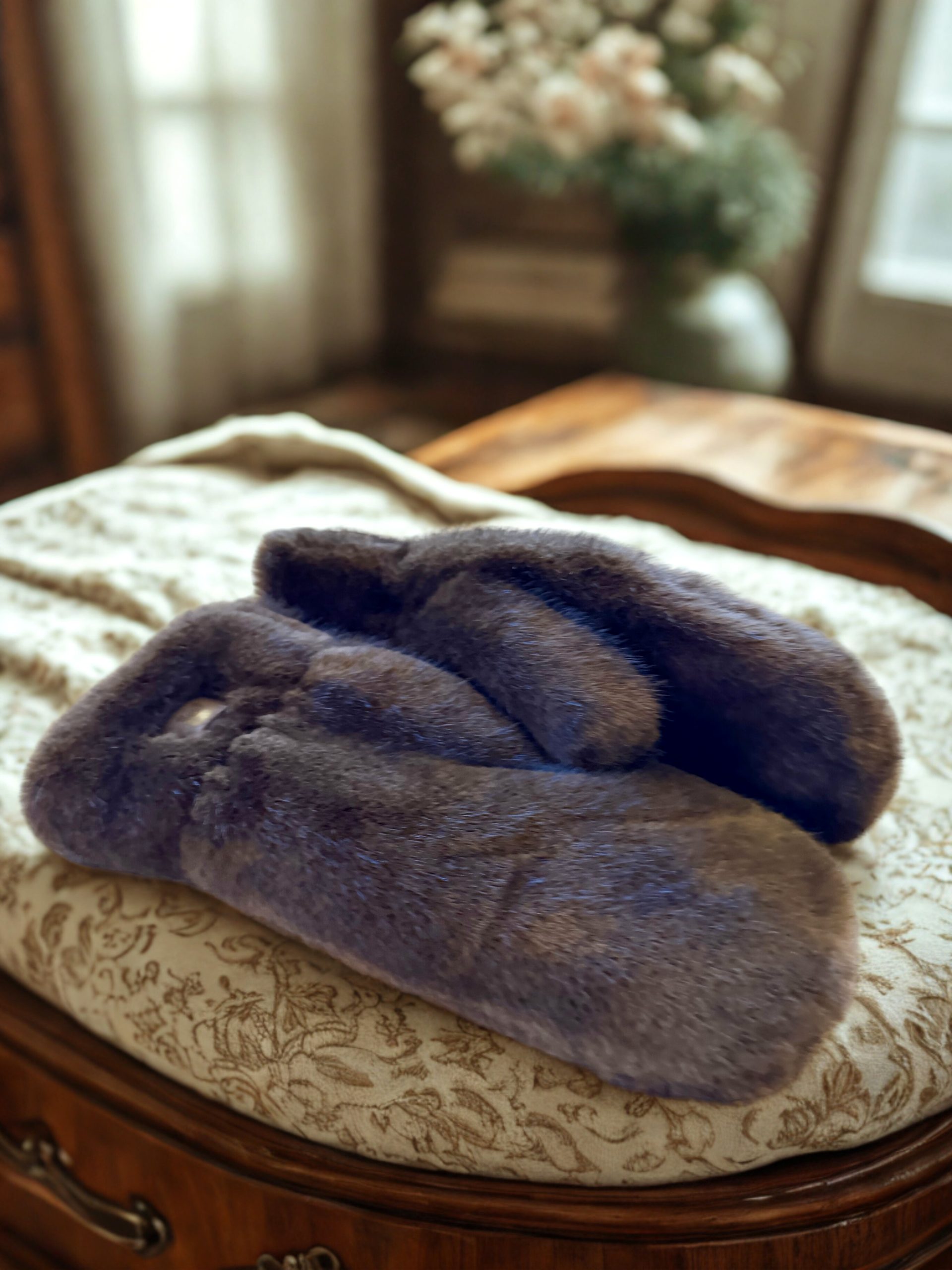 Luxe Fluffy Mittens – Cocoa