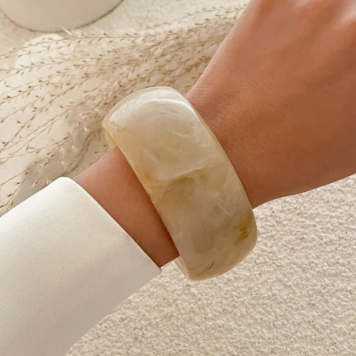 Marble Vintage Bracelet – Beige