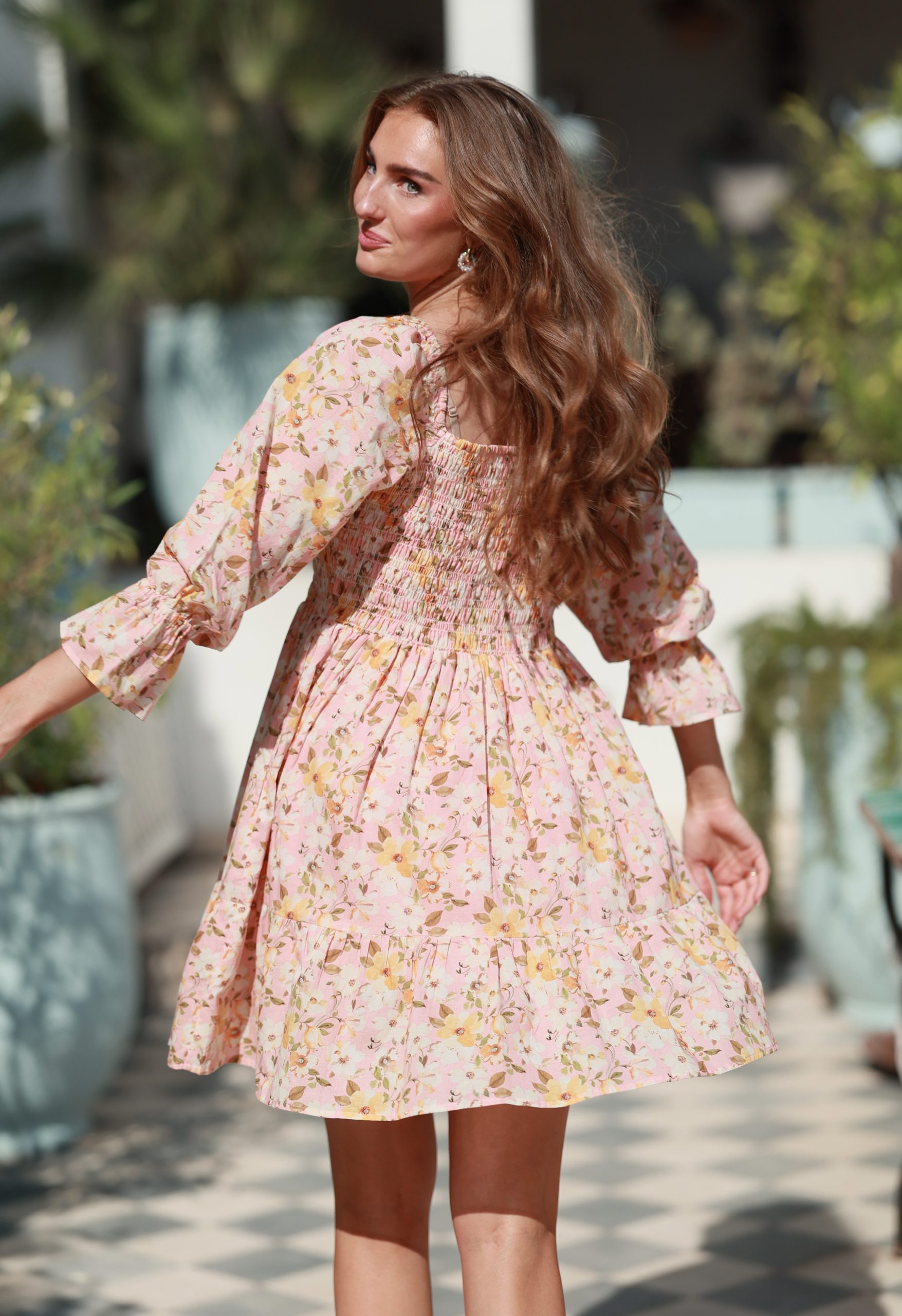 Tia Dress – Sunblush